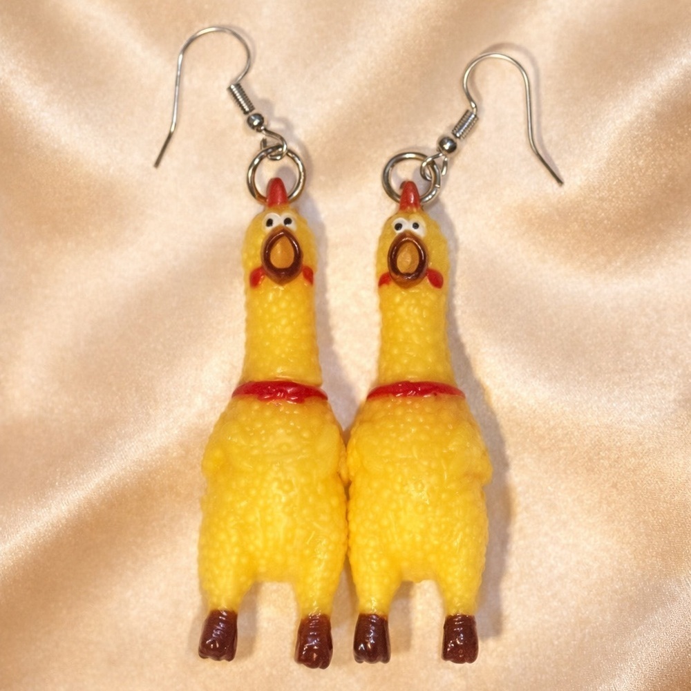 TikTok Famous Chicken Earrings